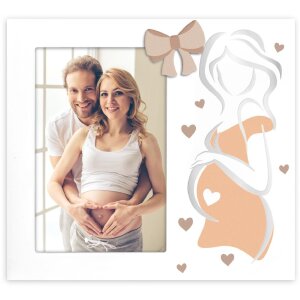 ZEP Dřevěný rámeček Veronica 10x15 cm pro těhotenství