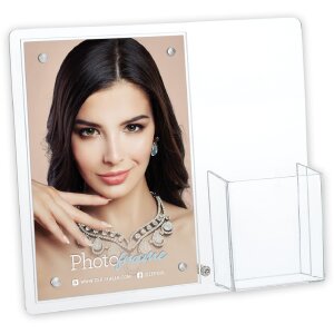 ZEP Acryl-Fotorahmen Lowell 10x15 cm – moderní fotopříčník s vizitkami