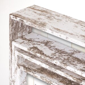 ZEP Sada dřevěných rámečků Ravenna staré bílé 10x15–20x25 cm