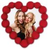 ZEP Fotorahmen Jodie 13x13 cm červený srdcovitý rámeček