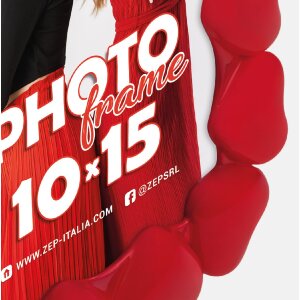 ZEP Fotorám Margherita červený 10x15 cm