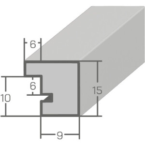 MendeFrames Dřevěný rám s kořenovou dekorací - světlý/tmavý