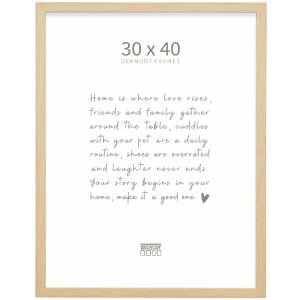 Deknudt Dřevěný rámeček S243 s blokovým profilem 1,4 cm – v barvách Natur, Bílá, Černá, Antik stříbrná, Bronz