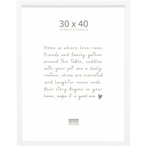 Deknudt Dřevěný rámeček S243 s blokovým profilem 1,4 cm – v barvách Natur, Bílá, Černá, Antik stříbrná, Bronz