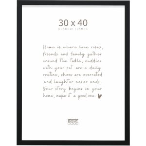 Deknudt Dřevěný rámeček S243 s blokovým profilem 1,4 cm – v barvách Natur, Bílá, Černá, Antik stříbrná, Bronz