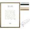 Deknudt Dřevěný rámeček S243 s blokovým profilem 1,4 cm – v barvách Natur, Bílá, Černá, Antik stříbrná, Bronz
