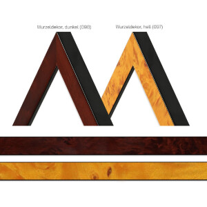 MendeFrames H14C Rám z masivu s kořenovou dekorací