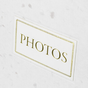 ZEP Fotoalbum Sophie - Rýžový papír - Bílá/Černá 24x24/32x32 cm