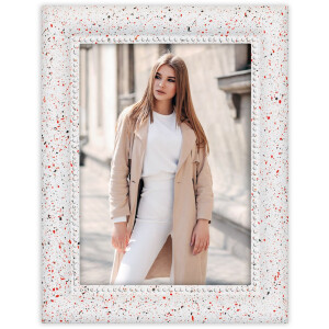 ZEP Fotorámeček Pollock Terrazzo - Bílá, Šedá, Hnědá (10x15, 13x18, 15x20 cm)