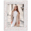 ZEP Fotorámeček Pollock Terrazzo - Bílá, Šedá, Hnědá (10x15, 13x18, 15x20 cm)