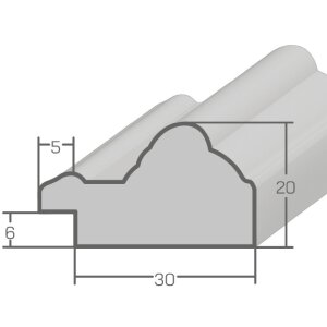 MendeFrames H015 Zrcadlo na stěnu hnědé se zlatým okrajem