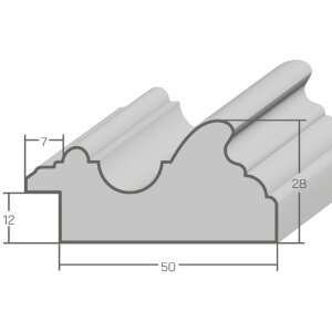 MendeFrames Zrcadlo na stěnu dřevěné ořechové 70x70 cm