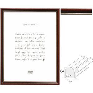 Deknudt S407H2 Dřevěný fotorámeček hnědý 10x15-30x40 cm