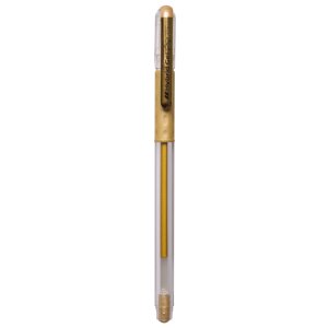 Pentel K118-X Metalické gelové pero Hybrid Gel Grip 0,4 mm zlaté pro fotoalba