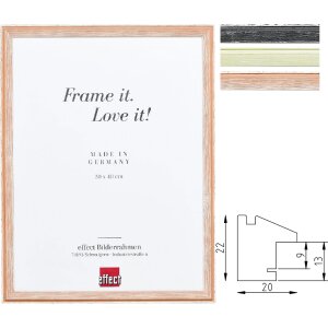 Effect Dřevěný rámeček Profil 59 s efektem...