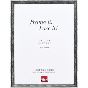 Effect Dřevěný rámeček Profil 59 s efektem použitého vzhledu – černá, hnědá, zelená