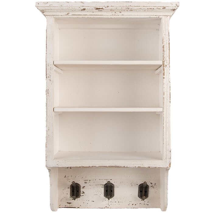 Clayre & Eef Nástěnná skříňka 36x17x57 cm (dřevo/železo)