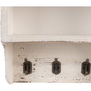 Clayre & Eef Nástěnná skříňka 36x17x57 cm (dřevo/železo)