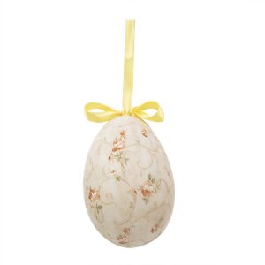 Clayre & Eef 65908 Sada 6 závěsných dekorativních vajec Ø 7x10 cm