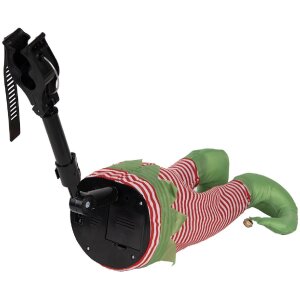 Clayre & Eef 66348 Vánoční nohy elfů červeno-zelené 30x13x54cm