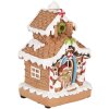 Clayre & Eef Dekorační domeček s LED 11x10x17 cm