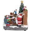 Clayre & Eef Dekorace Santa Claus s LED 20x16x20 cm