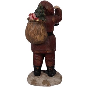 Clayre & Eef Vánoční dekorace Santa Claus 37x39x82 cm