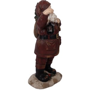 Clayre & Eef Vánoční dekorace Santa Claus 37x39x82 cm