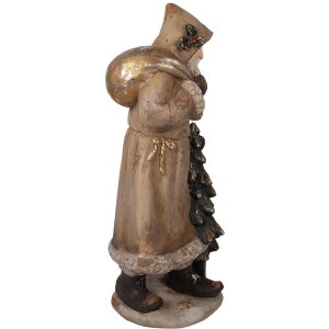 Clayre & Eef Vánoční dekorace Santa 38x30x90 cm