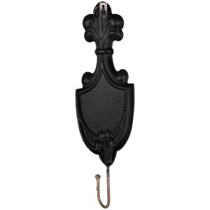 Clayre & Eef Nástěnný hák 12x4x38 cm, železo, venkovský styl