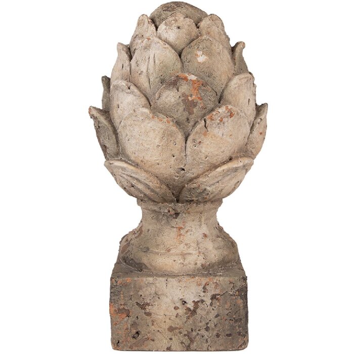 Clayre & Eef dekorativní ornament ve tvaru artischoke Ø 19x35 cm