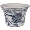 Clayre & Eef dekorativní keramický květináč Ø 22x15 cm