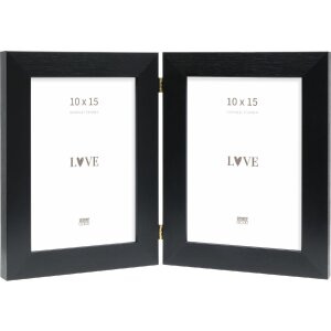 Deknudt Doppelrahmen – černý plastový...