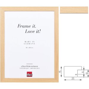 Effect Dřevěný rámeček Profil 71 Ořech...