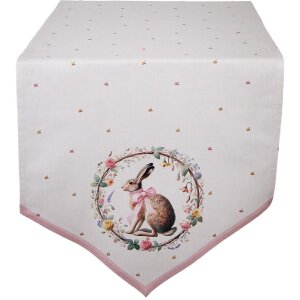 Clayre & Eef podložka na stůl 50x160 cm béžově...