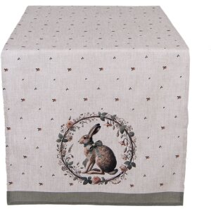 Clayre & Eef Podložka na stůl 50x140 cm Beige s...