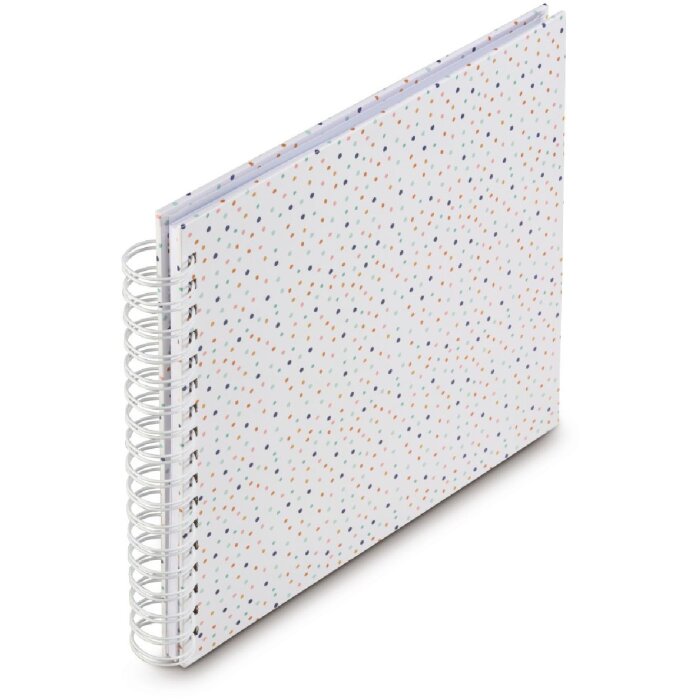 Hama Spirálové album Confetti 28x24 cm bílé stránky