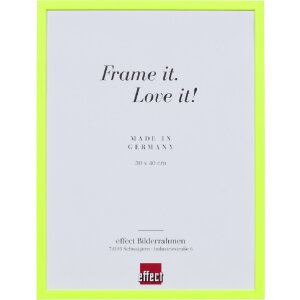 Effect Dřevěný rám neonžlutý 20x30 cm s UV chráněným sklem