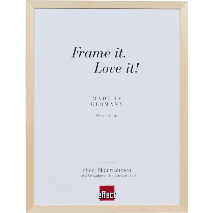 Effect Dřevěný rámeček profil 2480 lipový 50x65 cm s umělým sklem