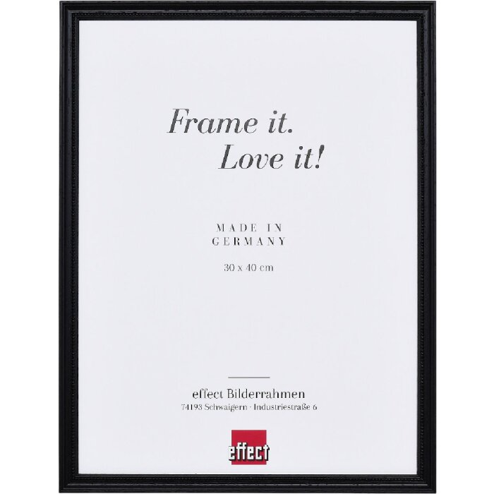 Effect Dřevěný rám Profil 2440 černý 40x60 cm s muzejním sklem