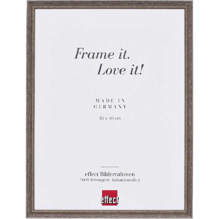 Effect Dřevěný rám Profil 2440 hnědý 25x60 cm s čistým sklem