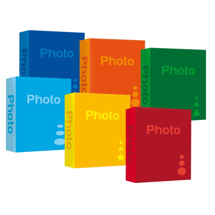 ZEP Basic slip-in album 200 fotografií 15x23 cm laminovaný obal různé barvy