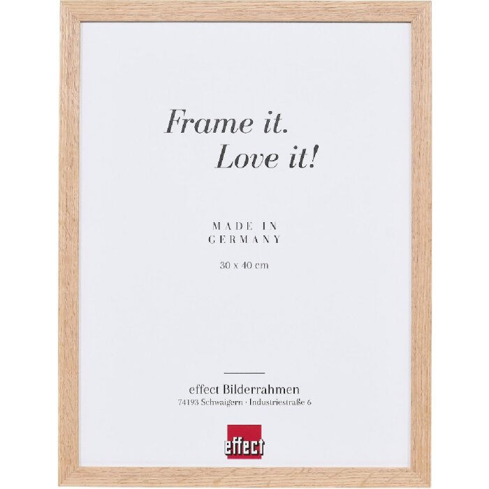 Effect Rámeček na obrazy Profil 2430 z jasanového dřeva 25x60 cm lesklé sklo