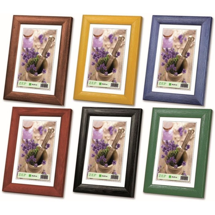 Reklamní dřevěný rámeček ZEP 10x15 cm assorted