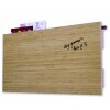 Panel se suchou stíratelnou gumou bambus 60x30 cm, s možností popisu