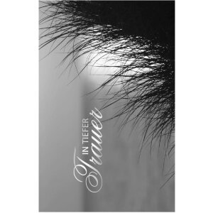 Artebene Karte Präge-Trauer-Horizont, Schwarz,...