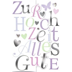 Artebene Karte Präge-Hochzeit-Pop-up-Strasssteine