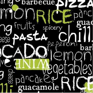 Papírové ubrousky Culinaria černé