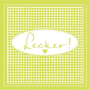 Papírové ubrousky Lecker-lime