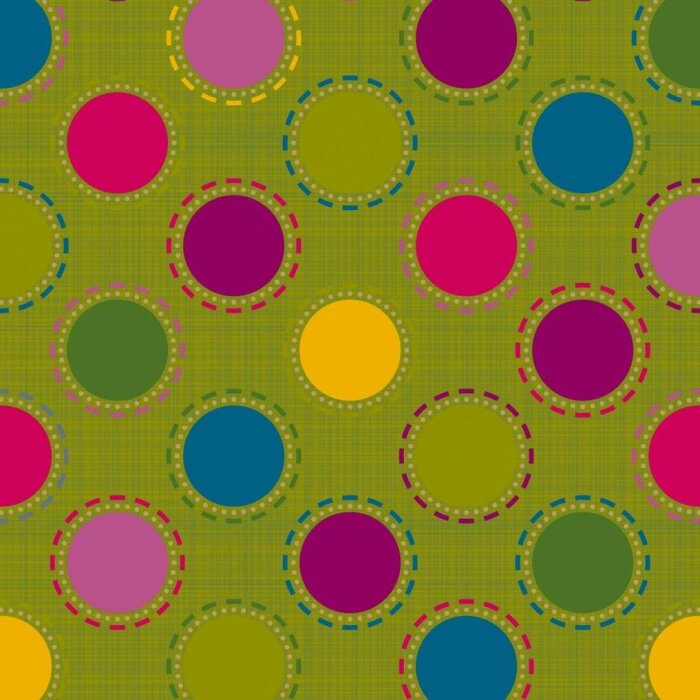 Papírové ubrousky Dots stitch moss green